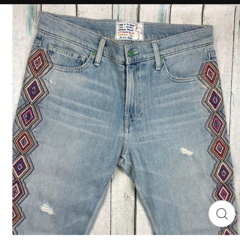 NWT Sandrine Rose Skinny Boyfriend Jeans